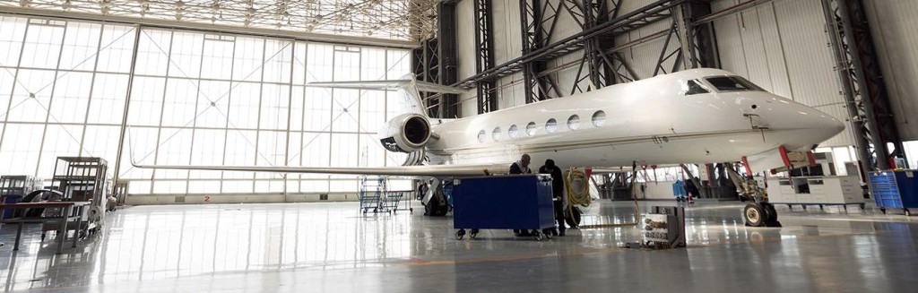 Gulfstream delivery hangar