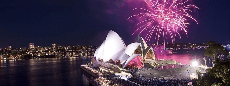 celebrate New Years eve twice by private jet