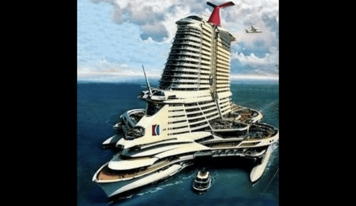 Future Luxurious Cruise Ships - The Skyscraper