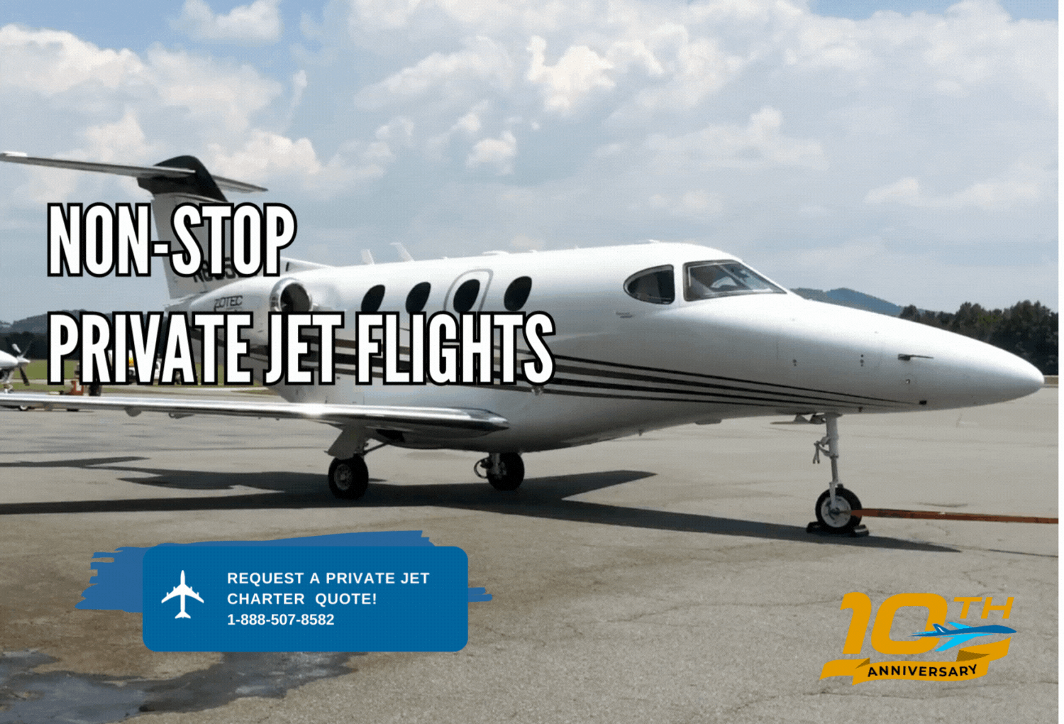 Non-Stop Private Jet Flights