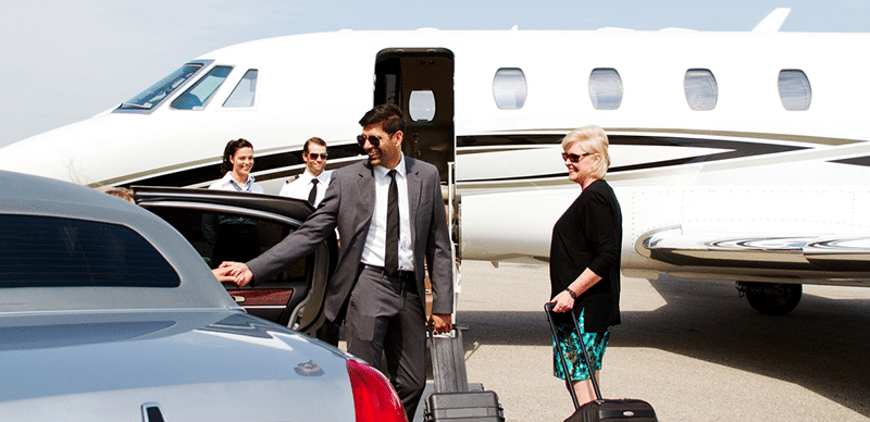 Private Jet Charter Chauffeur Services