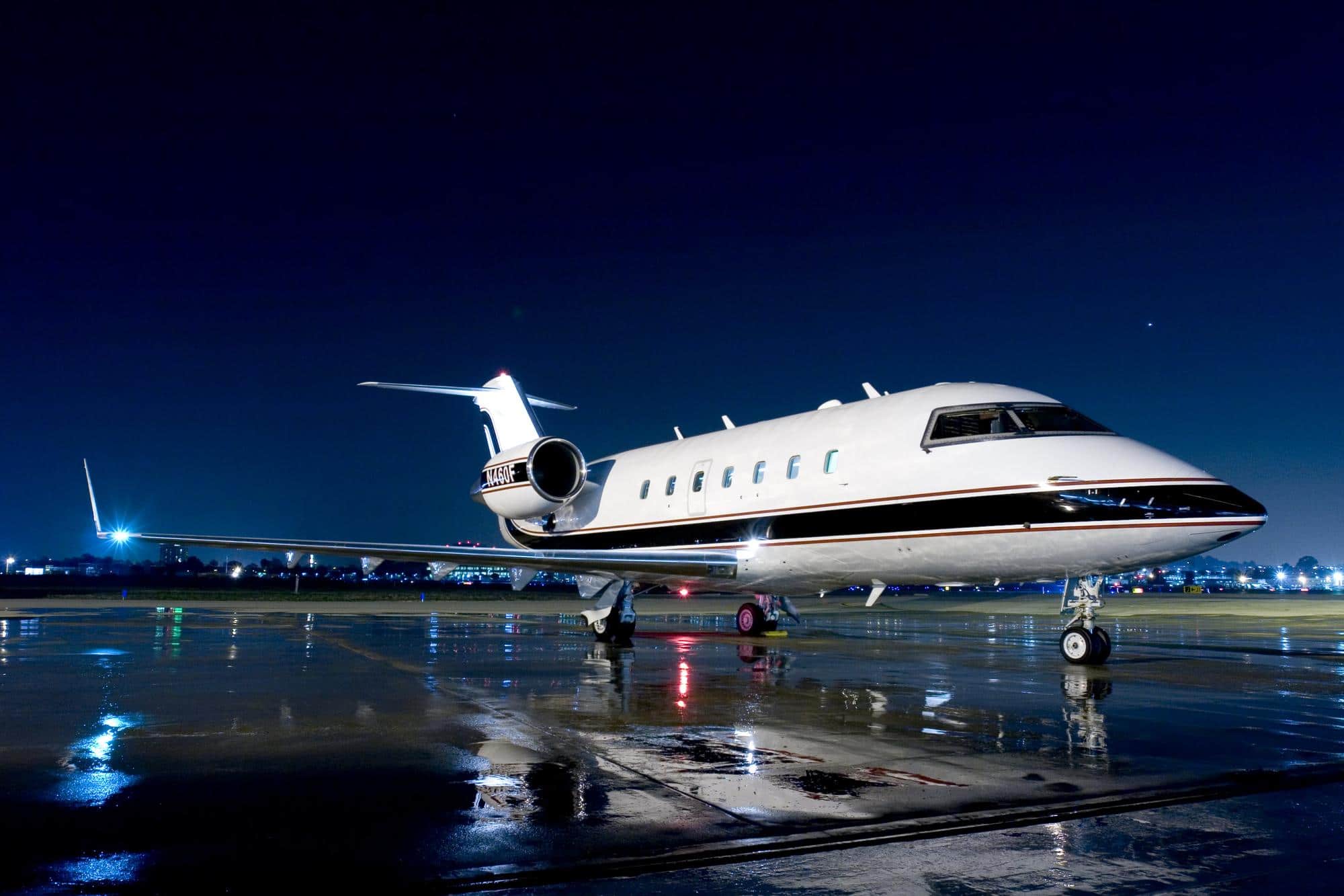 Challenger 601 Heavy Jet Executive Aircraft Private Plane West Palm