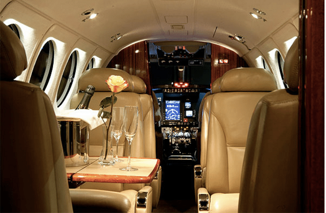 Beechcraft King Air 250 Interior