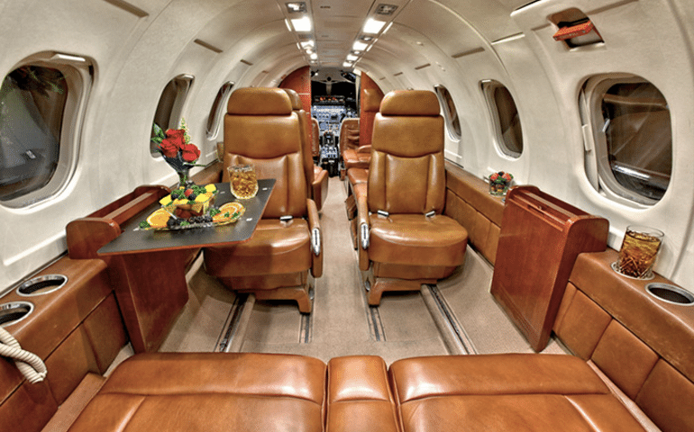 Learjet Lear 35 Interior