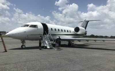 Nonstop Flight From Orlando to Van Nuys via Challenger 650