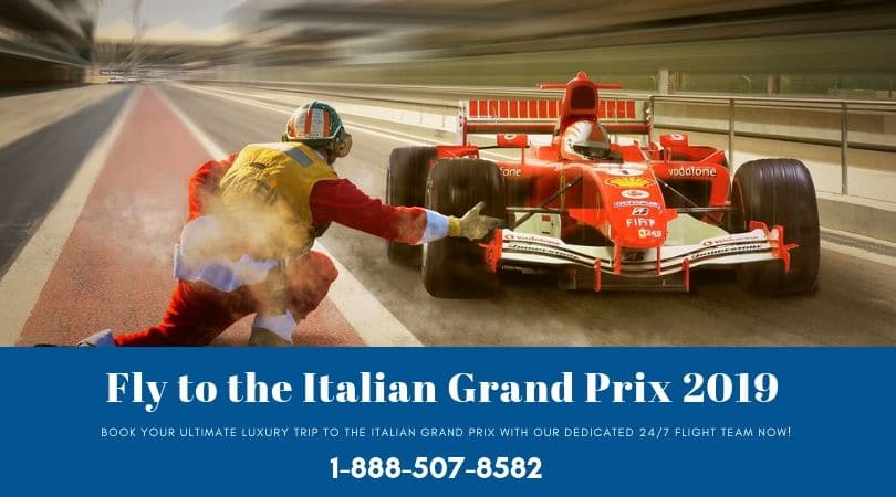 Fly to the Italian Grand Prix 2019